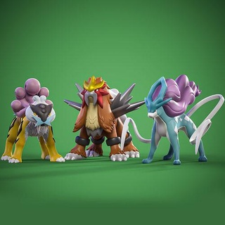 Pokemon - Mimikyu Raikou Entei and Suicune 3D model 3D printable