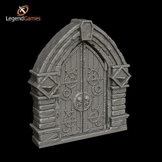 legendgames dungeon doors pack dungeons dragons castle furnishings accessories terrain scatter crate ttrpg skirmish rpg fantasy miniatures figurines dnd stage games toys game 3d print model - Mito3D
