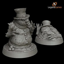 legendgames frosty chaos showman christmas festive snowman season xmas nightmare dungeons dragons ttrpg tabletop carrot rpg games toys game accessories 3d print model - Mito3D