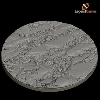 legendgames natural rock stone bases - complete collection warhammer miniatures toys 40k cave cavern rough miniature figurines fantasy dungeons dragons character games sci fi dragon titan game accessories 3d print model - Mito3D