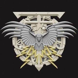 légion tempestus héraldique symbole logo art illustration 3d print model - Mito3D