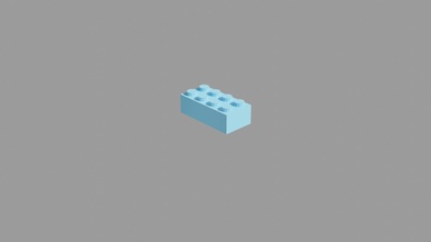 lego ladrillo legocube cubo 3d 3dprint impresión juguetes juegos 3d print model - Mito3D