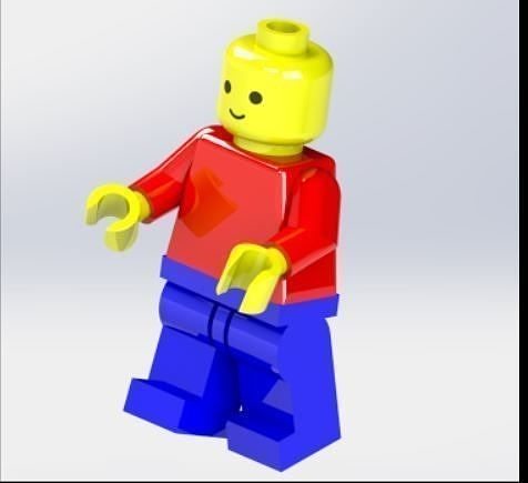 lego personnage légère jouet enfant mini figure jeu figurine garçon jouer jeux jouets 3D print model - Mito3D