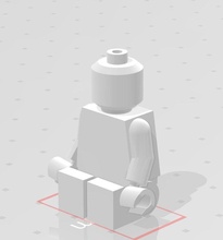 lego man toy figure character games toys 3d print model - Mito3D
