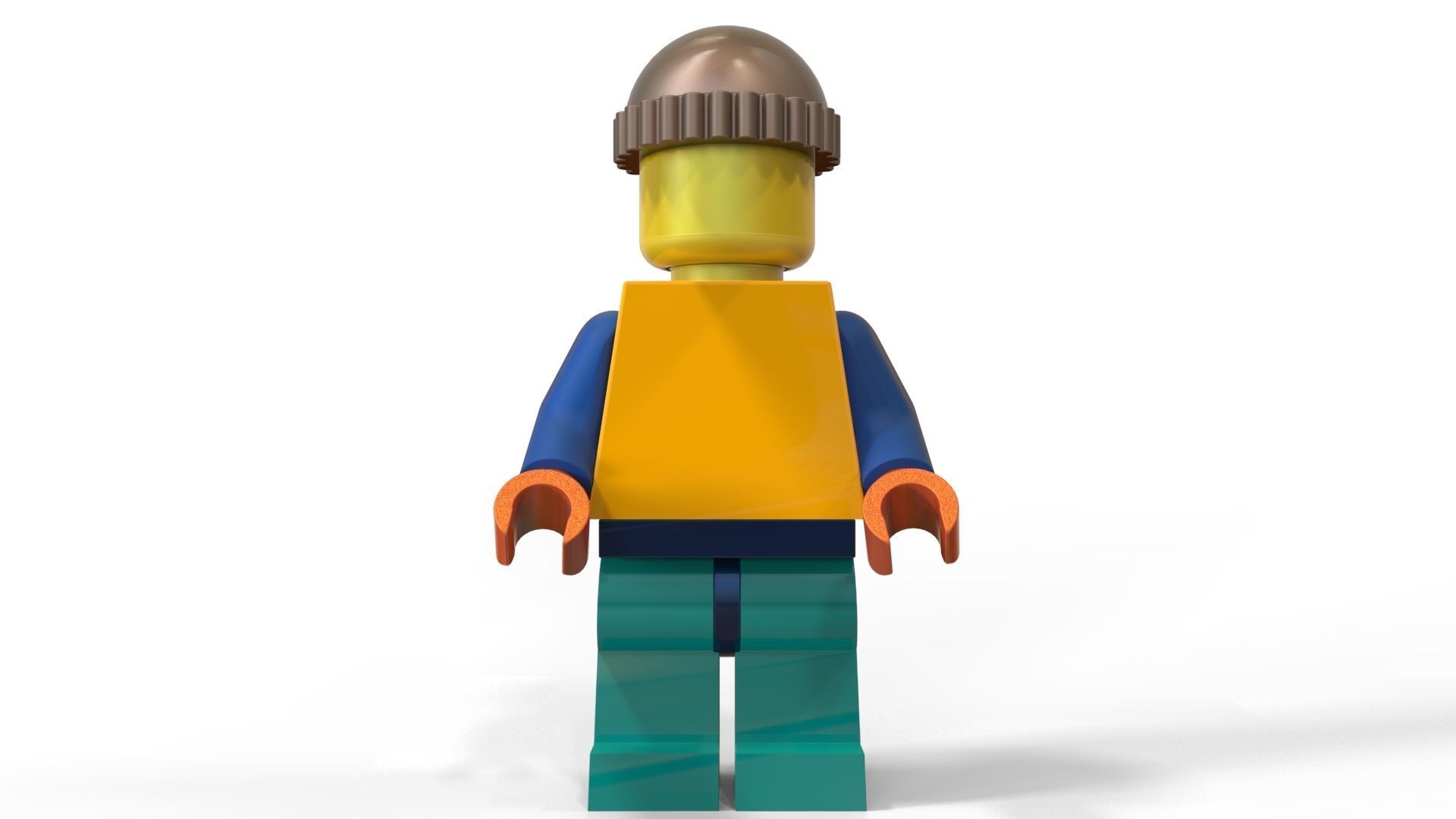 lego hombre figura 3d juguete plastico ladrillo estatua prototipos imprimible niño personaje figurilla juegos juguetes 3D print model - Mito3D