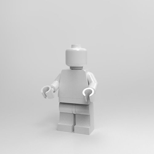 lego minifig base minifigures toy character figure brick mini block games toys 3D print model - Mito3D