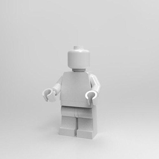 Lego minifig base minifigure giocattolo carattere figura mattone mini bloccare Giochi giocattoli 3d print model - Mito3D