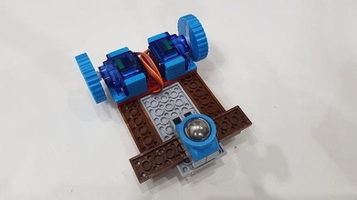 lego roboter servo montieren omnidirectional rad spielzeug technologie wagen legoroboter legorad arduino leseservice radlego legos legoteile hobby diy robotik boot modell 3d gedruckt druckbar 3d print model - Mito3D