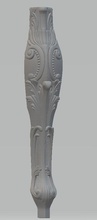 de la pierna art cnc tabla muebles maya las esculturas 3d print model - Mito3D