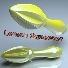 lemon squeezer juicer health care citrus juice fruit food lime press tool kitchen hand morning breakfast lunch house dining 3d print model - Mito3D