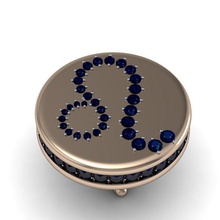 002 leo kol düğmeleri 3d model takı yazdırılabilir altın Gümüş symbol desen kolye fantezi zodiac yüzük burç astrolojik işareti elmas parlak oniks gem 3d print model - Mito3D