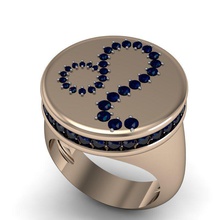 leo ring model 002 jewelry printable gold silver simbol pattern necklace fantasy zodiac horoscope astrological sign diamond brilliant onyx gem rings 3d print model - Mito3D