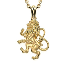 leo zodiaco cartello pendente 001 08 collana modello 3d stampabile oro gioielleria simbolo amore platino astrologia ciondoli moda design 3d print model - Mito3D
