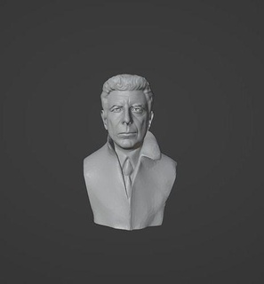 Leonard Cohen canadiense cantante Tom espera tom murga Bob Dylan Beto Beatles David Bowie catstevens compositor canciones Arte esculturas 3d print model - Mito3D