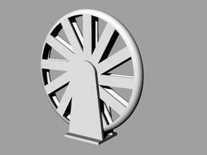 leonardo ruota vinci perpetuo movimento arte matematico 3d print model - Mito3D