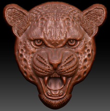 leopard panther jewelry nature wild dlp sli stl art luxury deco puma panthera bengal gold sculpture decoration other 3d print model - Mito3D