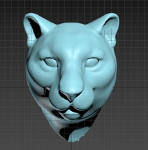leopardo gato pantera jaguar león joyería joya 3d print model - Mito3D