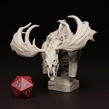 leshen büst minyatür or heykel cadı büyücü rpg koleksiyon mmorpg toplamak canavar yaratık zindanlar ejderhalar ded orman sanat mitoloji deko doğa heykeller 3d print model - Mito3D