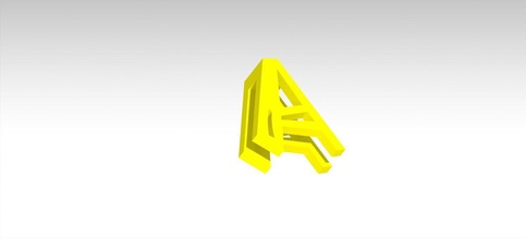 lettere carta clip lettera graffette alfabeto apprendimento ragazzi passatempo Fai 3d print model - Mito3D