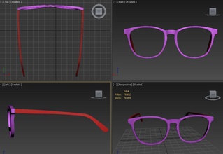lgr nairobi gafas sol impresión gafas lente anteojos lentes ojo dom ojos cabeza visión vestir moda caracteres rayo especificaciones 3d print model - Mito3D