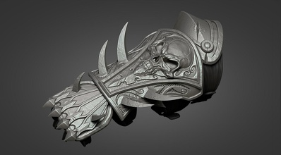 lich king armor - arm lichking helmet gauntlet knight shield zbrsuh warcraft wow 3dprint 3d sculpt 3dprinting arthas weapon toys accessories game games 3d print model - Mito3D