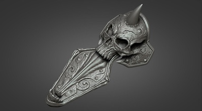 lich king armor - leg 2 lichking helmet gauntlet knight shield zbrush warcraft wow 3dprint 3d sculpt 3dprinting arthas weapon toys accessories games game 3d print model - Mito3D