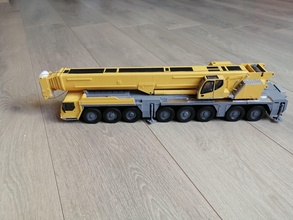 liebherr ltm 1450 3d modelo guindaste caminhão torre escavadora engenharia rastejante hidráulico tecnico lego jogos brinquedos 3d print model - Mito3D