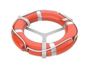 life ring buoy lifebuoy rope marine safety lifeguard lifesaver lifebelt sos baywatch floater sea ocean saver watercraft ship lifering science 3d print model - Mito3D