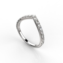 light modern diamond ring jewelry jewel jewellery brilliant fashion beauty engagement gold tiffany silver rings 3d print model - Mito3D