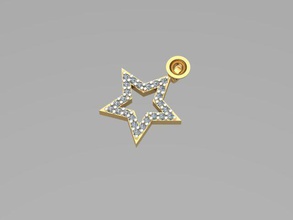 Licht Anhänger Schmuck Platin gem engagement diamond brillant ring genial - 3d print model - Mito3D