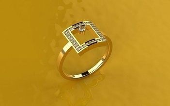 luz anel 3d joalheria an 341 luxo precioso moderno retro projeto jóia diamante arte brilhante moda beleza argolas ouro imprimível roupa 3d print model - Mito3D