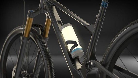 ligero tubo botella bicicleta lámpara emergencia portátil cámping pasatiempo bricolaje diy electrónica 3d print model - Mito3D