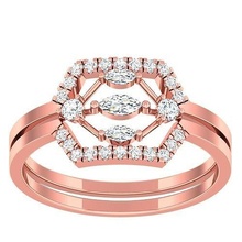 lumière poids cocktail bague 3dm stl 1 render bijoux platine or anneaux solitaire engagement imprimable wt diamant bijou mariage 3d print model - Mito3D