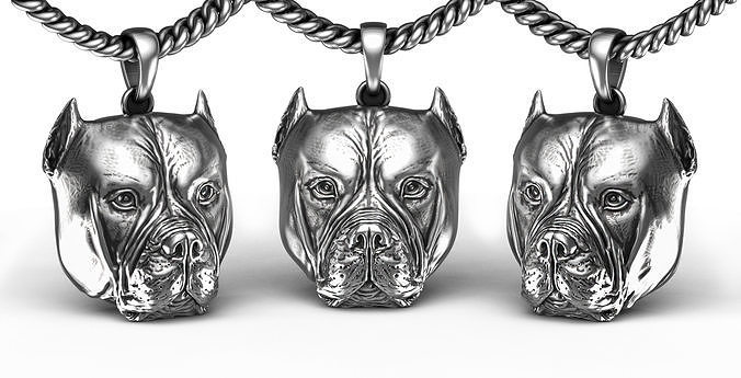 light weight dog pendant pitbull pet bulldog boxer animals jewelry pendants french frencgbulldog silver frenchdog doglovers smalldog dogpendant jewellery 3D print model - Mito3D