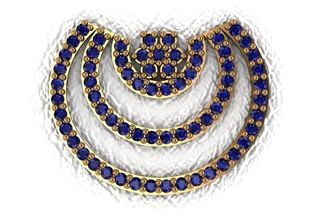 hafif sız koleksiyonu takı ışık mücevher klasik moda hediye altın Gümüş elmas taşlar kolye 3d print model - Mito3D