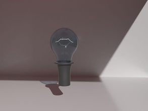 ampul ev lamba elektrik filaman sıcak halojen uzanan ampuller mekanik ampulleri lumen aydınlatma ışık floresan akkor 3d print model - Mito3D