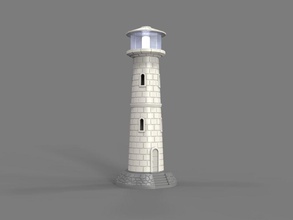 faro guidato lampada fresnel studiolight film lightstand studio individuare casa illuminazione palcoscenico luce porto marittimo riflettore civico edificio 3d print model - Mito3D