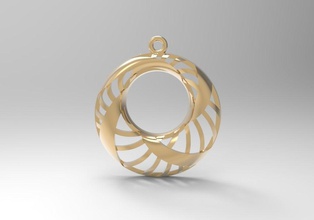lightweight pendant stl jewelry jewel precious gold accessories silver platinum wedding engagement pendants 3d print model - Mito3D
