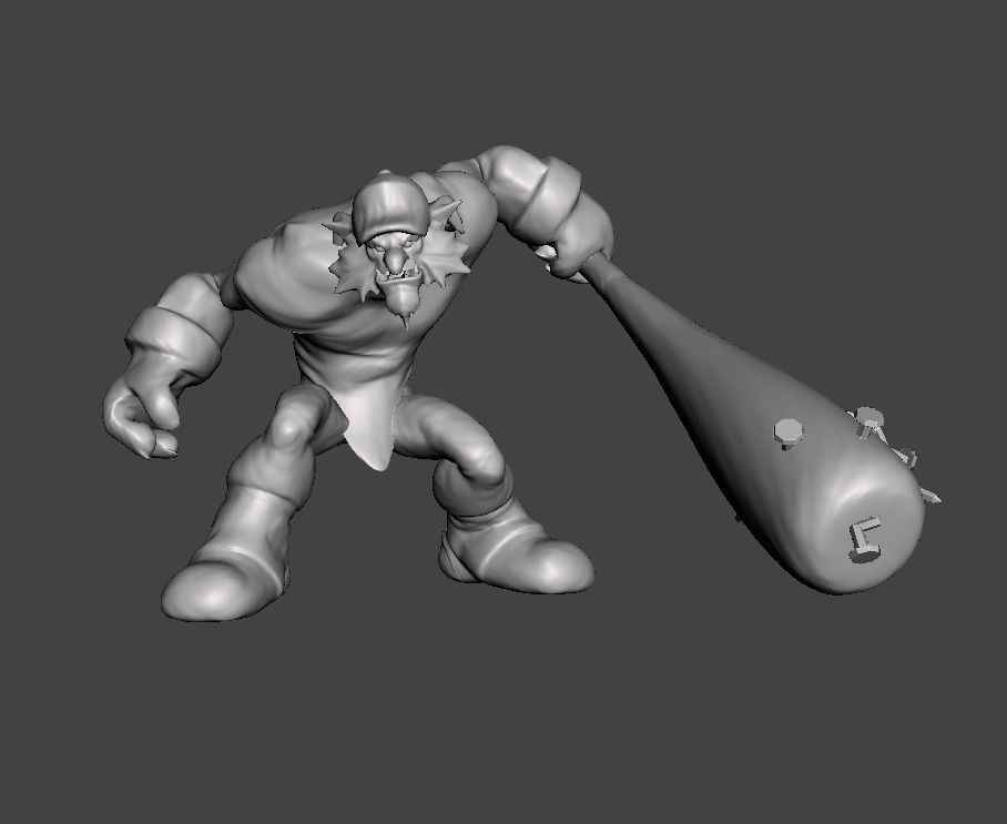 p'tit slugger gigogne 3d modèle sauvage crevasse lol ligue of légendes jeux jouets 3D print model - Mito3D