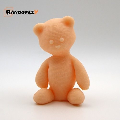 küçük oyuncak ayı kendin yap hayvan sanat Sanat bebek örgü örmek Şirin çocuklar hediye şekil karakter heykel koleksiyon rastgele randomizy3d heykeller 3D print model - Mito3D