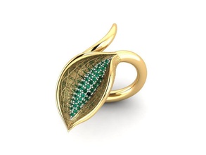 lis bague bijoux brillant or luxe argent imprimable 14k 22k engagem diamant mode mariage goujat engagement beauté saphir anneaux 3d print model - Mito3D