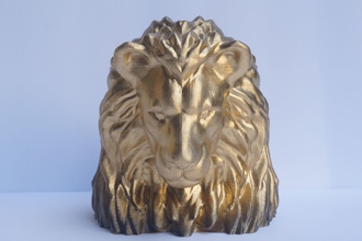 león busto 3d imprimible escultura estatua león decoración hogar casa 3dprinting stl cabeza 3dart 3dprintart moderno eterno 2018 2019 2020 arte esculturas 3d print model - Mito3D