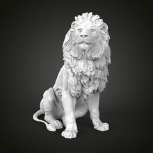 aslan Giriş Saray adalet Viyana heykel anatomi şekil mermer dekor hayvan doğa anıt taş dış tarihi ilmi Sanat heykeller 3d print model - Mito3D