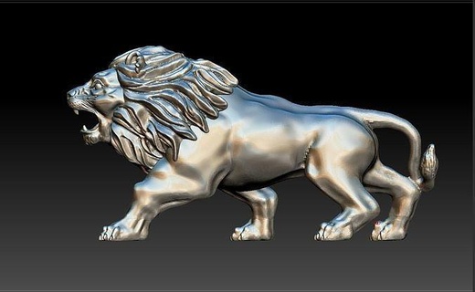 lion full 3d stlfile objfile solid printeble 3dprint ply file statue jewelry pendants 3d print model - Mito3D