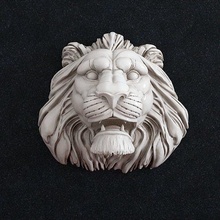 leone testa 3d stampa animali gatto architettura parete arredamento gioielleria squillare pendente arte sculture 3d print model - Mito3D
