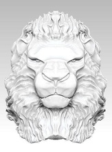 leone testa gatto selvatico tigre puma gattino natura tabby figa zoo africa fallimento arrabbiato pelliccia sentire gioielleria lewel pomello arte sculture 3d print model - Mito3D