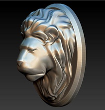 lion tête 3d impression sculpture animal statue imprimable stl obj max qualité art sculptures 3d print model - Mito3D