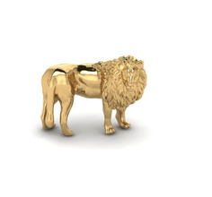 lion jewelry 3d ring logo rings pendants print design art gold platinum download silver dragon necklaces diamond jewel modern animal 3d print model - Mito3D