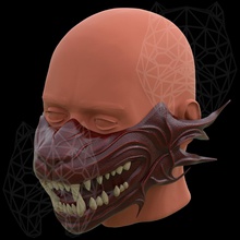 lion mask concept printable 3d fantasy cosplay hobby diy 3d print model - Mito3D