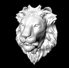 lion pendant necklaces 3d print model games-toys gold silver animal zoo africa nature cat safari games toys 3d print model - Mito3D